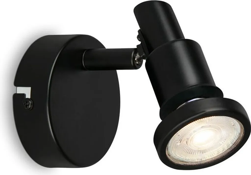 Faretto LED Risparmio Energetico Nero | Luce Green GU10 4.8W