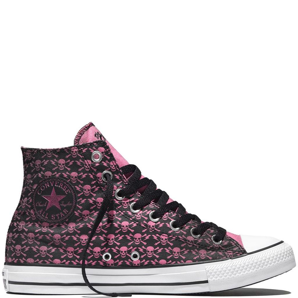 Converse Chuck Taylor All Star High THE CLASH Collection Skulls Bones and Flashes Limited Edition 155073C Größe 10.5 UK · 44.5 EU · 29 cm