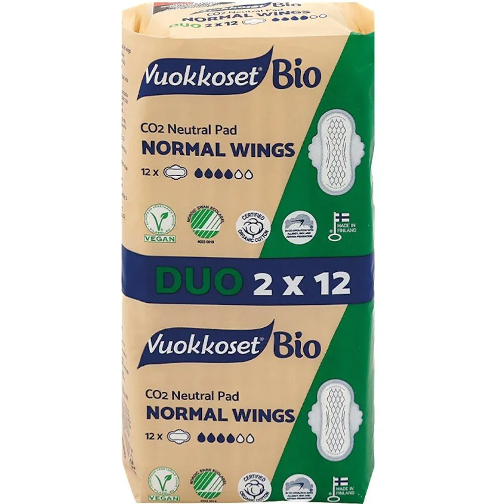 Vuokkoset BIO Assorbenti in Cotone 24 pz | Il Meglio della Natura