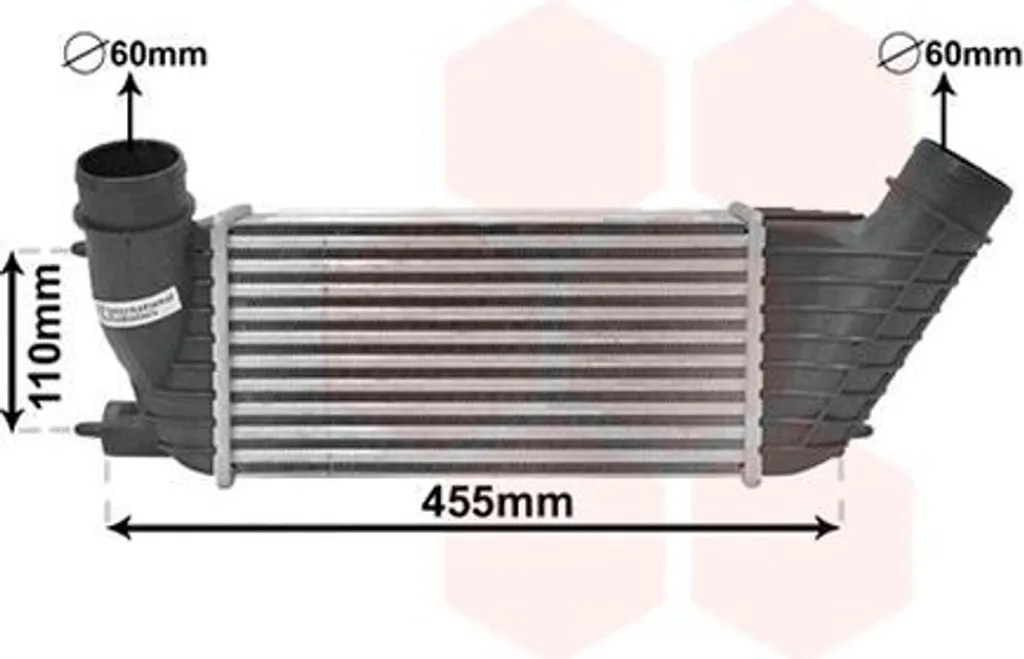 VAN Wezel | Intercooler (40004347)