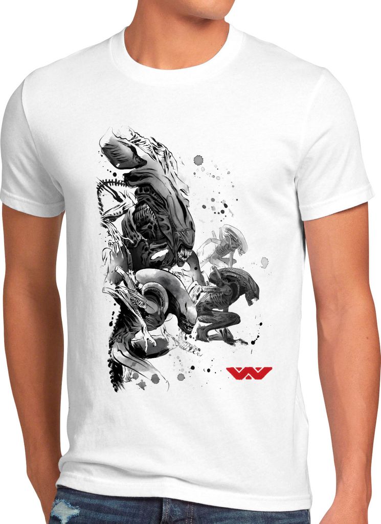 style3 Alien Invasion Herren T-Shirt xenomorph alien ripley movie