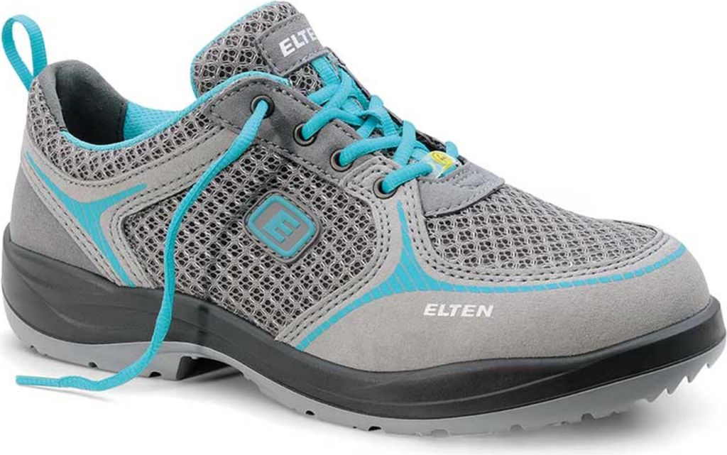 ELTEN Damen S1 Sicherheitsschuhe "MILA LOW ESD" grau Größe 37