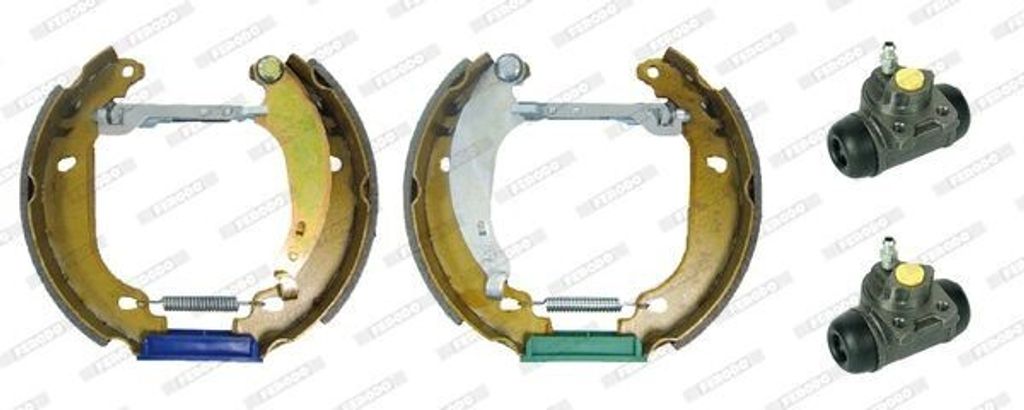 FERODO Bremsensatz Trommelbremse Hinten für RENAULT CLIO II (BB0/1/2, CB0/1/2) FMK352