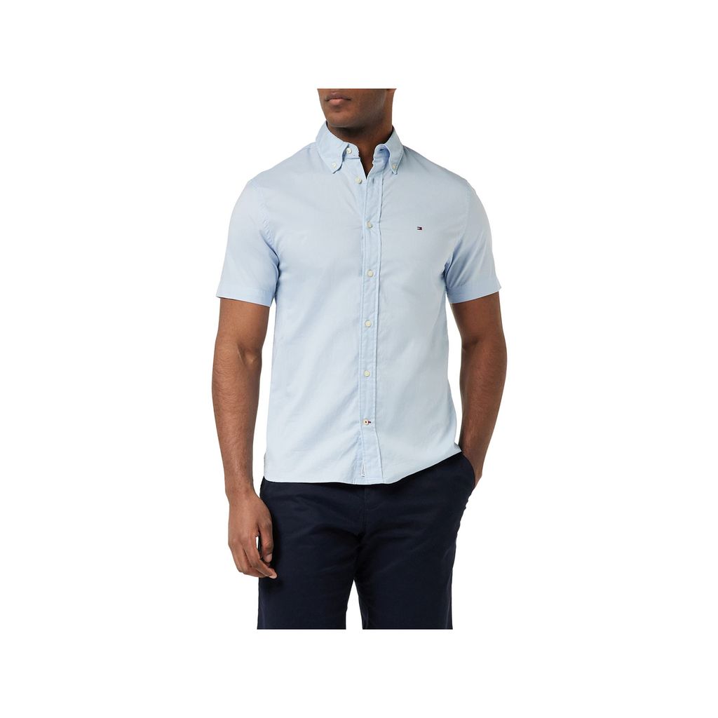 TOMMY HILFIGER / He.Hemd kurzarm / FLEX POPLIN RF SHIRT S/S