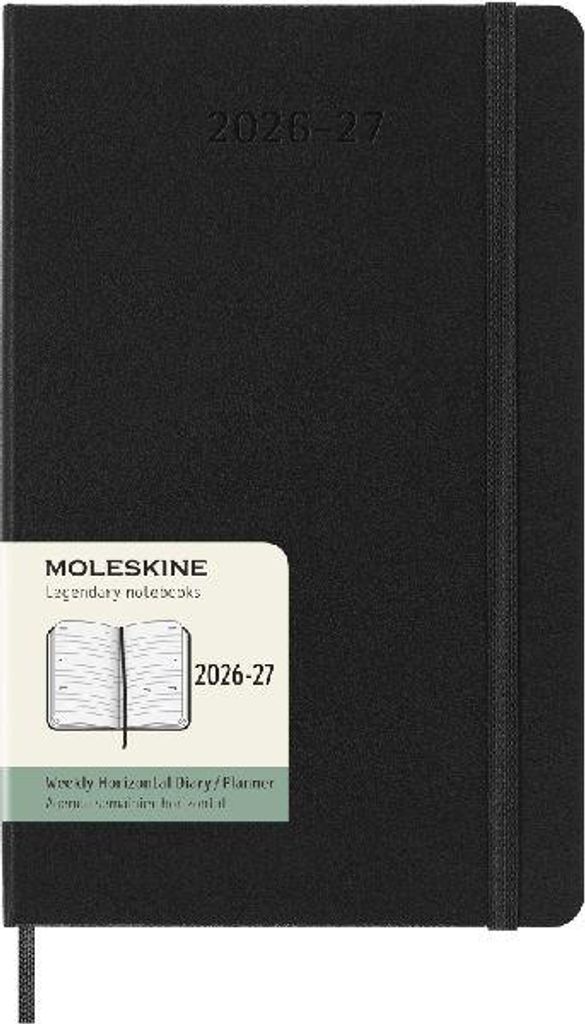 Moleskine 18 Monate Wochenkalender 2026/2027, L/A5, 1 Wo = Produktbild 