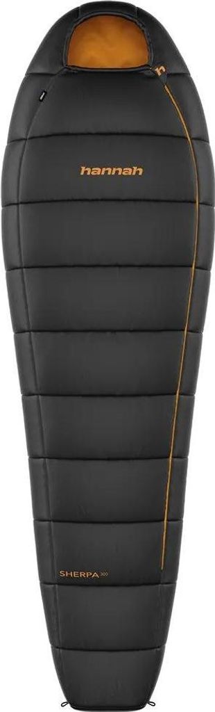 Hannah Sherpa 300 Schlafsack Schwarz 190 cm / Left Zipper Herren,Damen Schwarz 190 cm