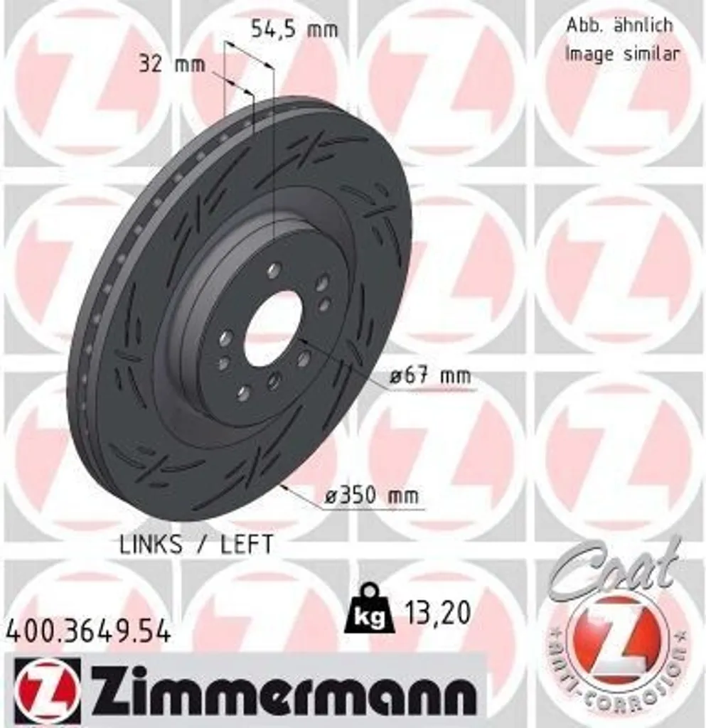 Fin des vibrations au freinage : Disque Zimmermann pour Mercedes W251