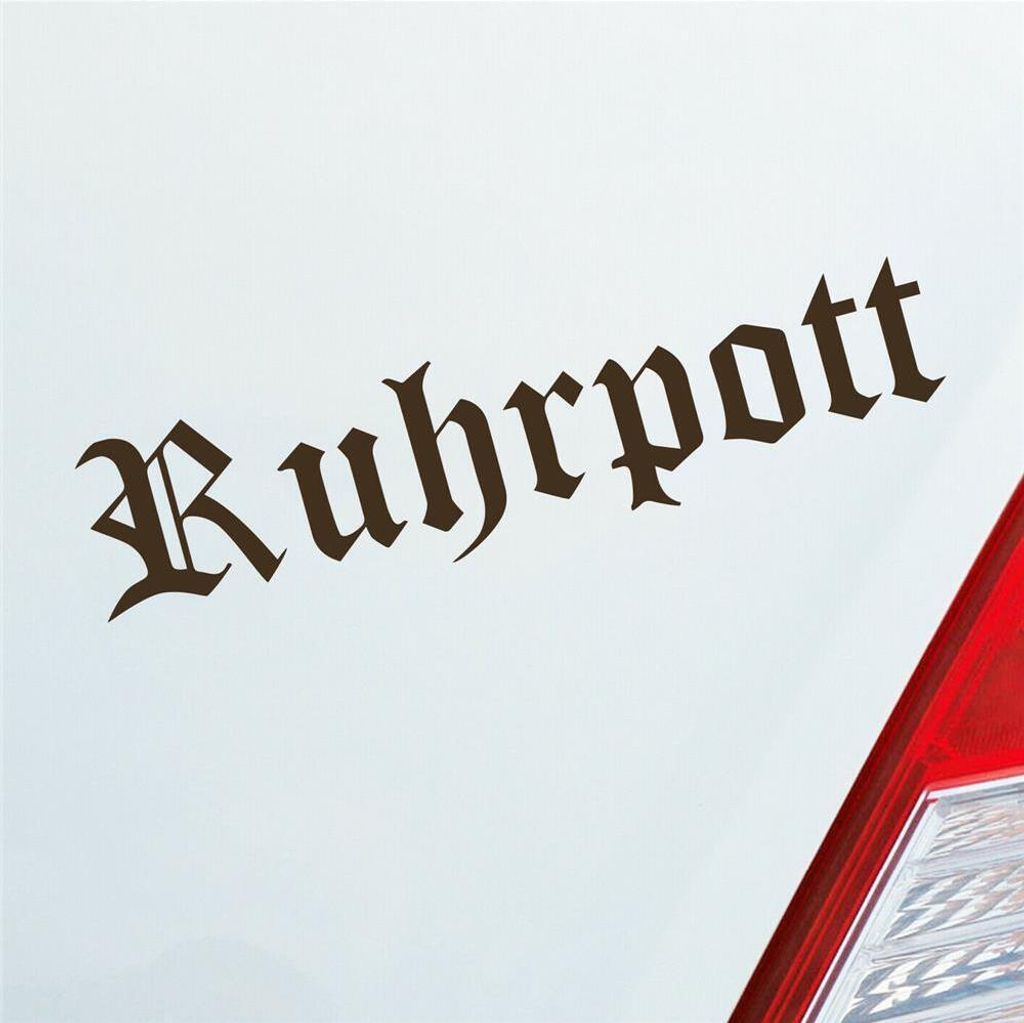 Auto Aufkleber Ruhrpott Ruhr Pott NRW Dortmund Bochum 15x4 Produktbild 