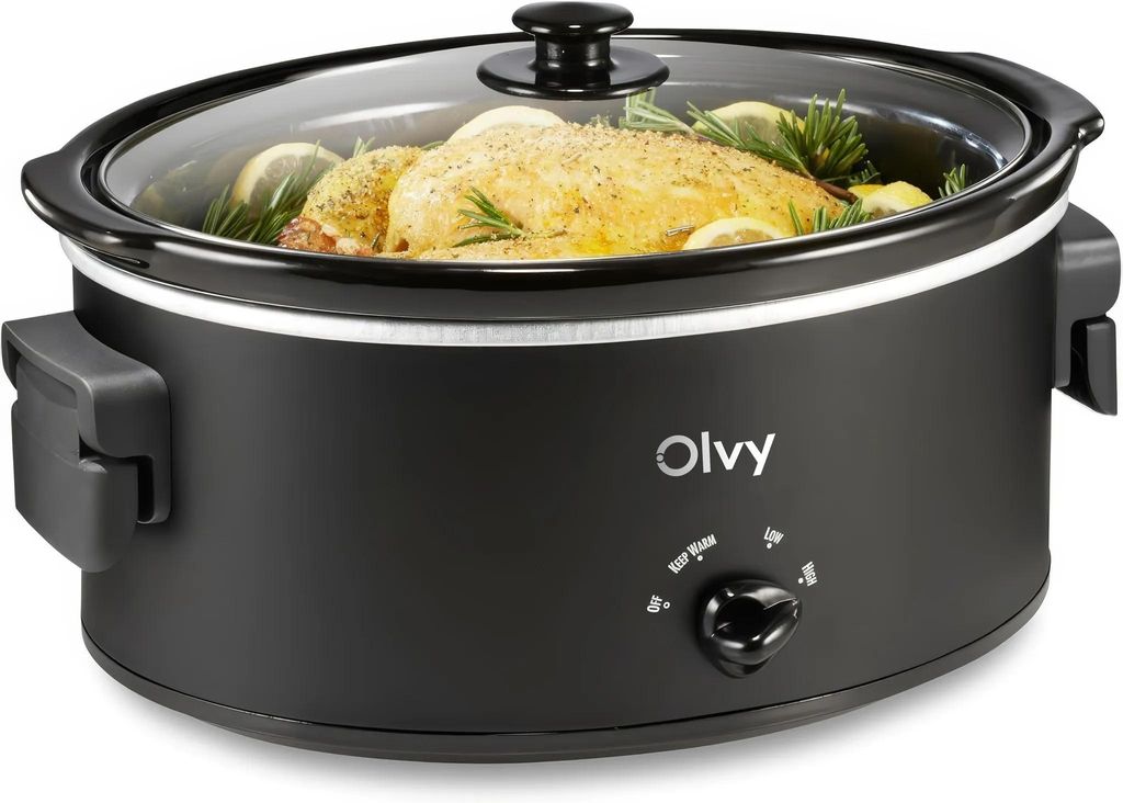 Pomalý vařič Olvy 6 l – keramická vnitřní nádoba – včetně Obrázek produktu 