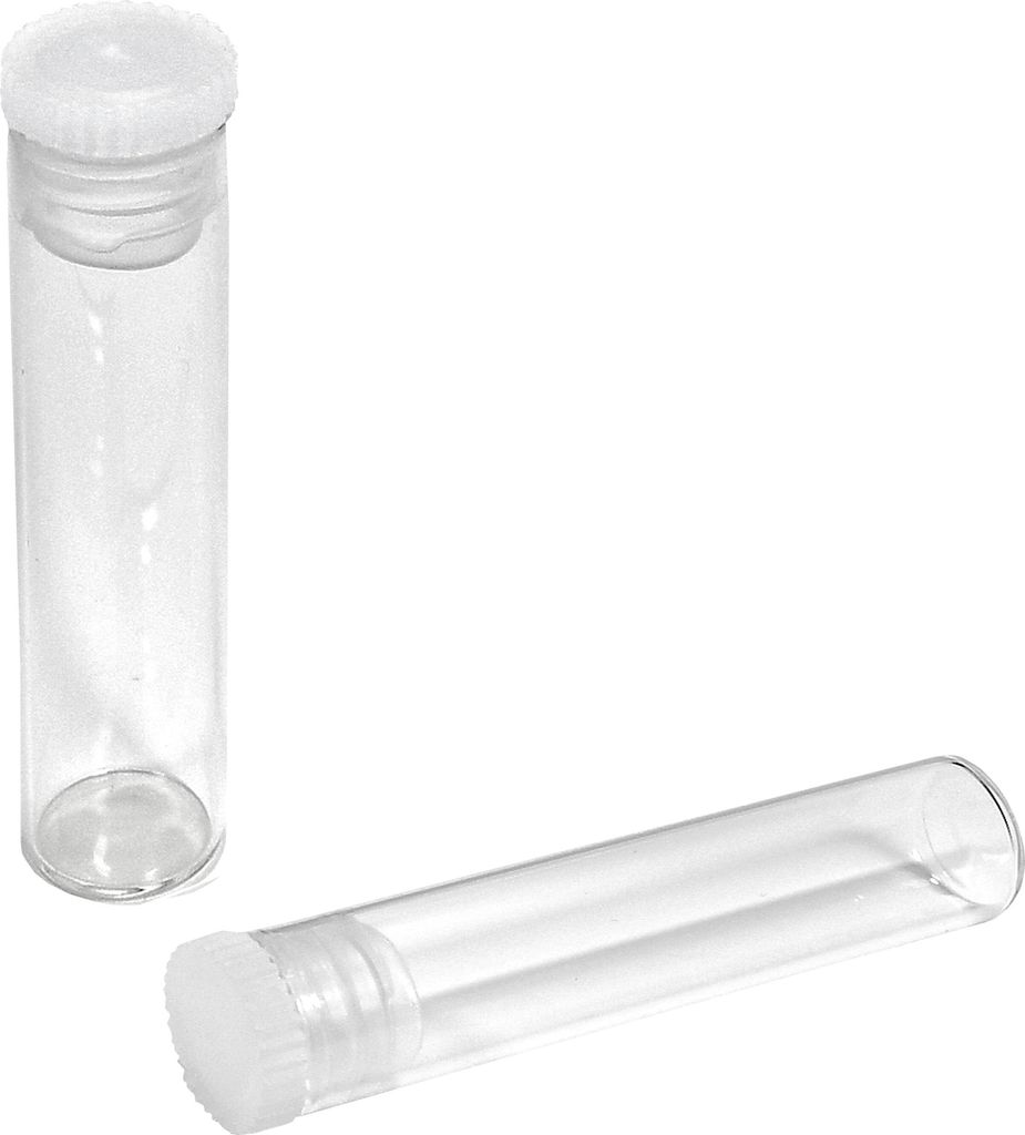 Flachbodengläser 50 x Ø10mm, 50 Stück Klarglas