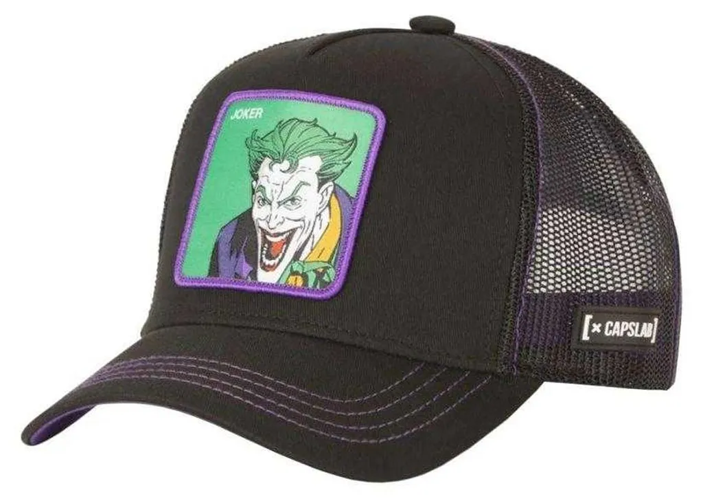 Casquette The Joker PP8994 Noir en Maille Confortable Taille Unique