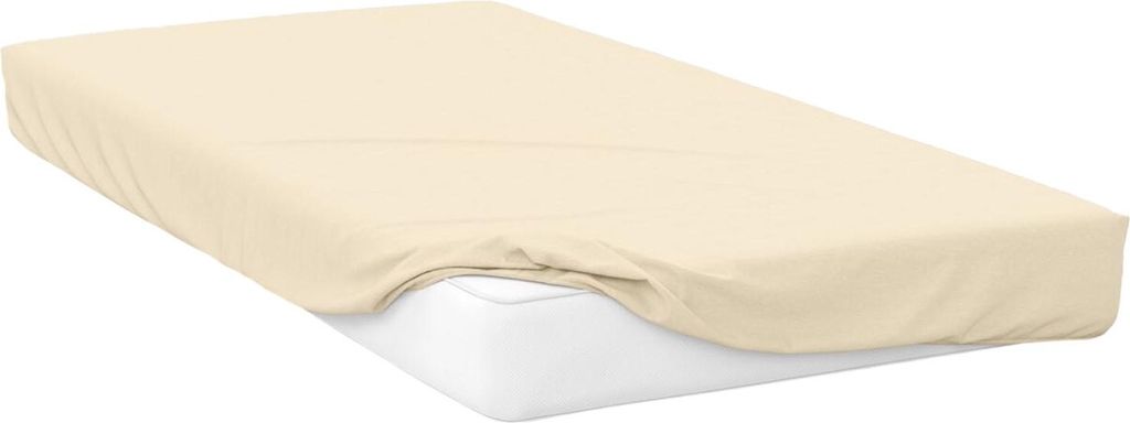 Belledorm Spannbetttuch, Jersey-Baumwolle BM151 (Babybett) (Elfenbein)