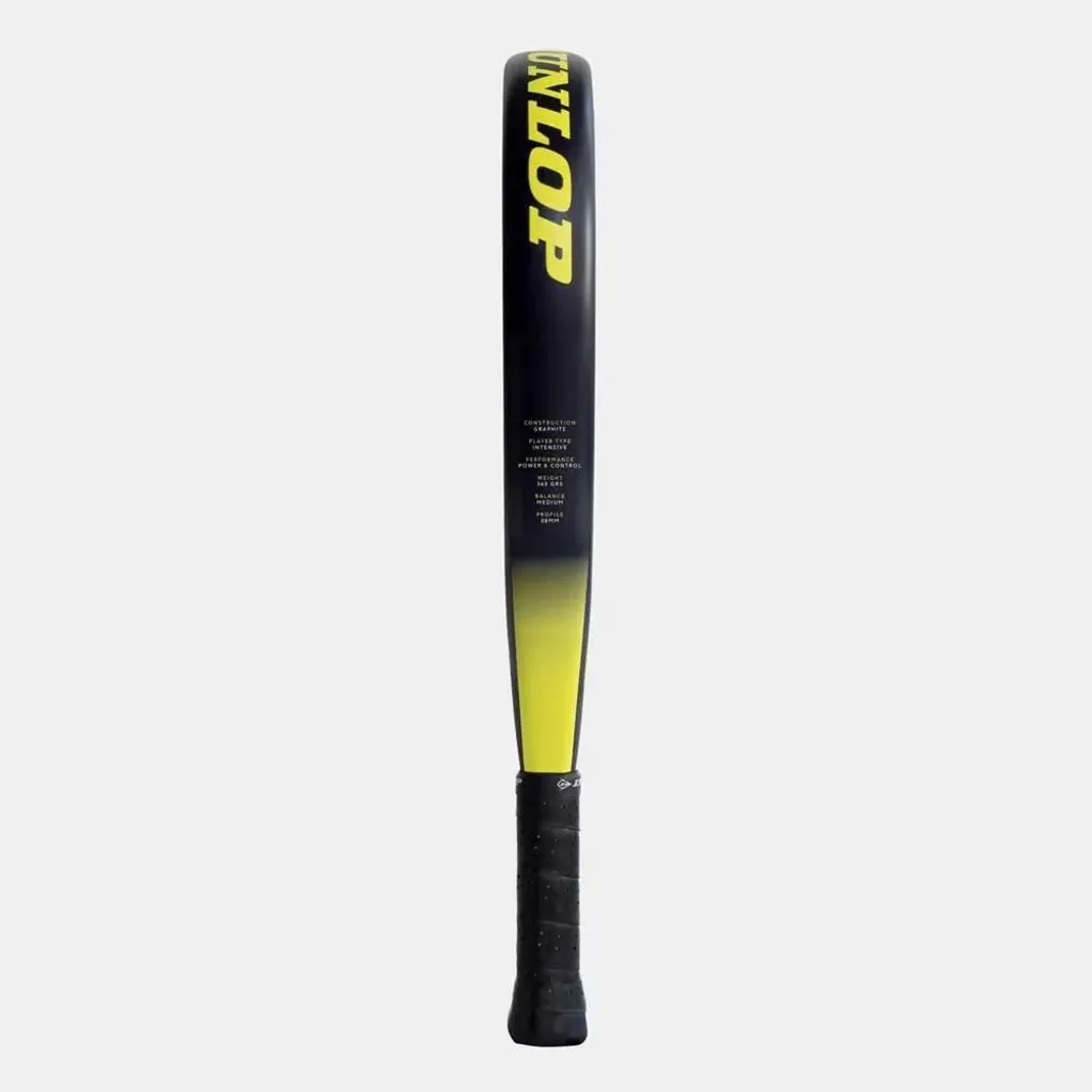 Raquette de Padel Dunlop Polyvalente en Carbone Tristorm Pro Or 365 gr
