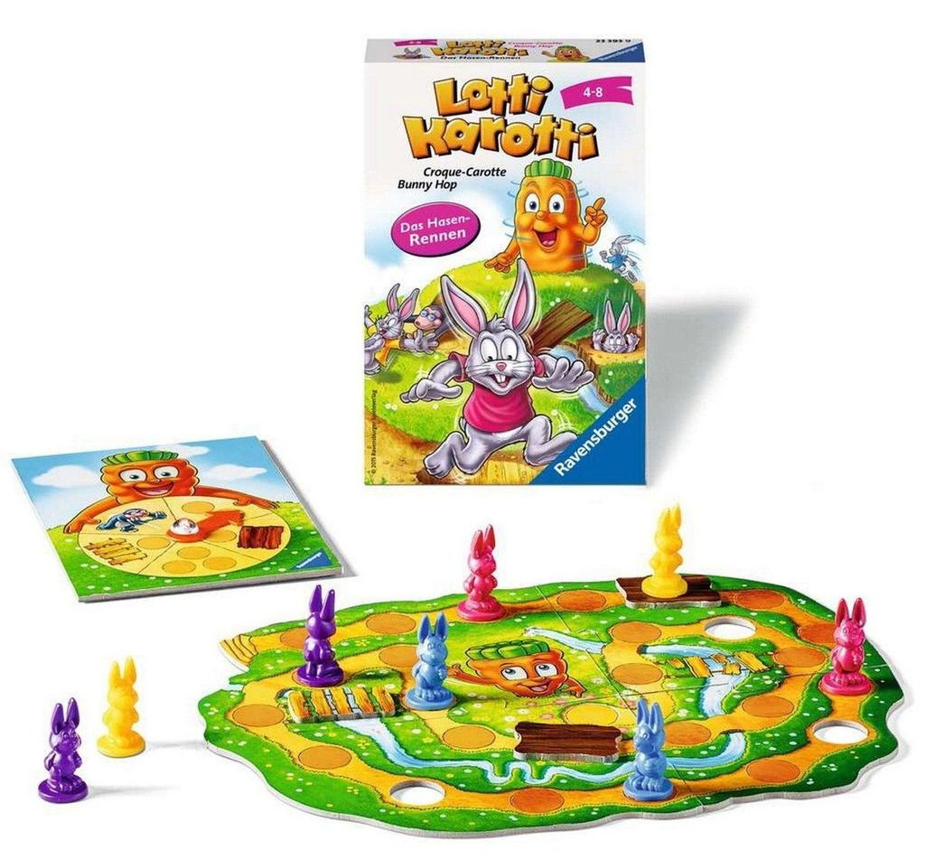 Ravensburger Mitbringspiel Laufspiel Lotti Karotti Das Produktbild 