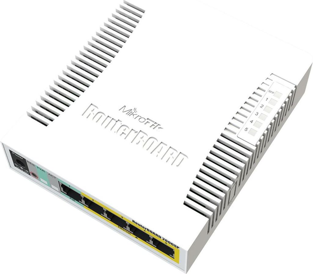 Mikrotik RB260GSP, Managed, Gigabit Ethernet (10/100/1000), Produktbild 