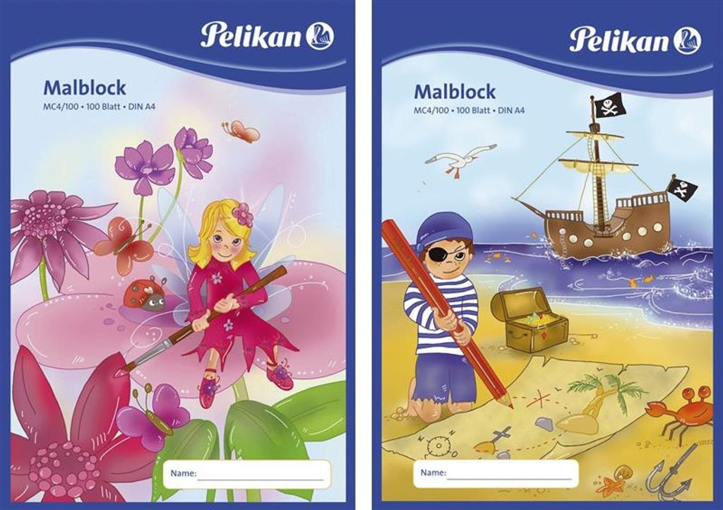 5x Pelikan 137679 Cahier de coloriage MC 4/100 DIN A4 70 Image du produit 