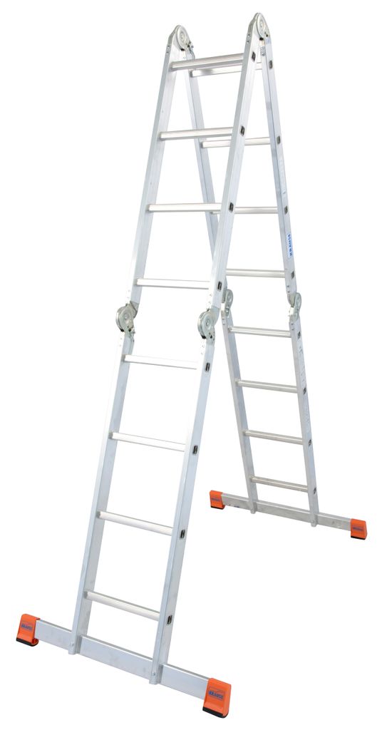 Krause MONTO Sprossen-Gelenk-Universal-Leiter MultiMatic in 2 Ausführungen, Sprossen:4x4