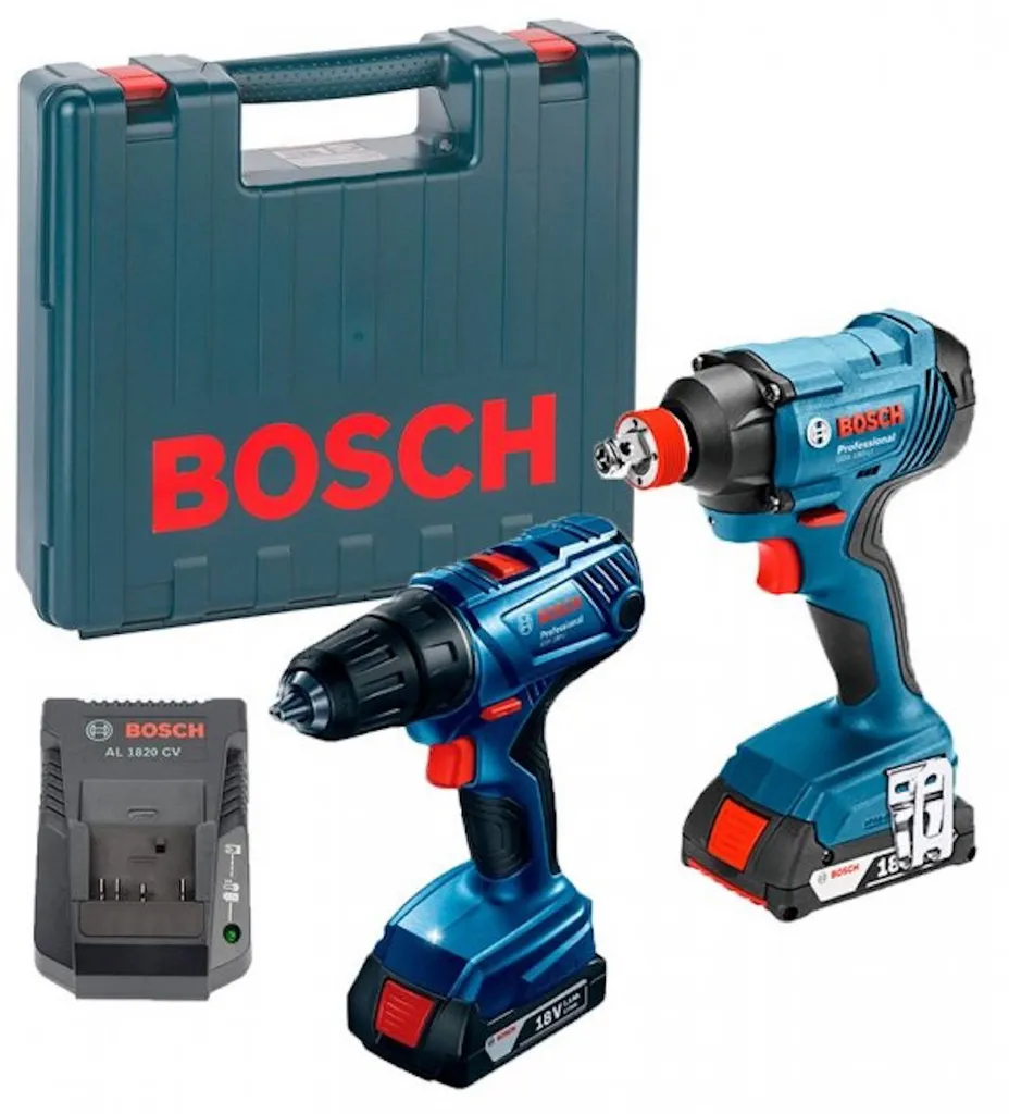 Pack de machines Bosch GDX 180-Li + GSR 180-Li Visseuse et Perceuse 18V
