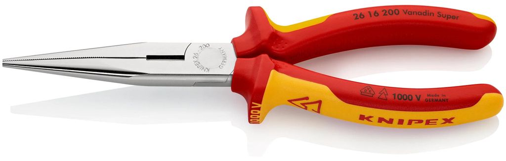 Knipex KP-2616200, Spitzzange, 3 mm, 7,3 cm, 2,5 mm, 7,3 Produktbild 