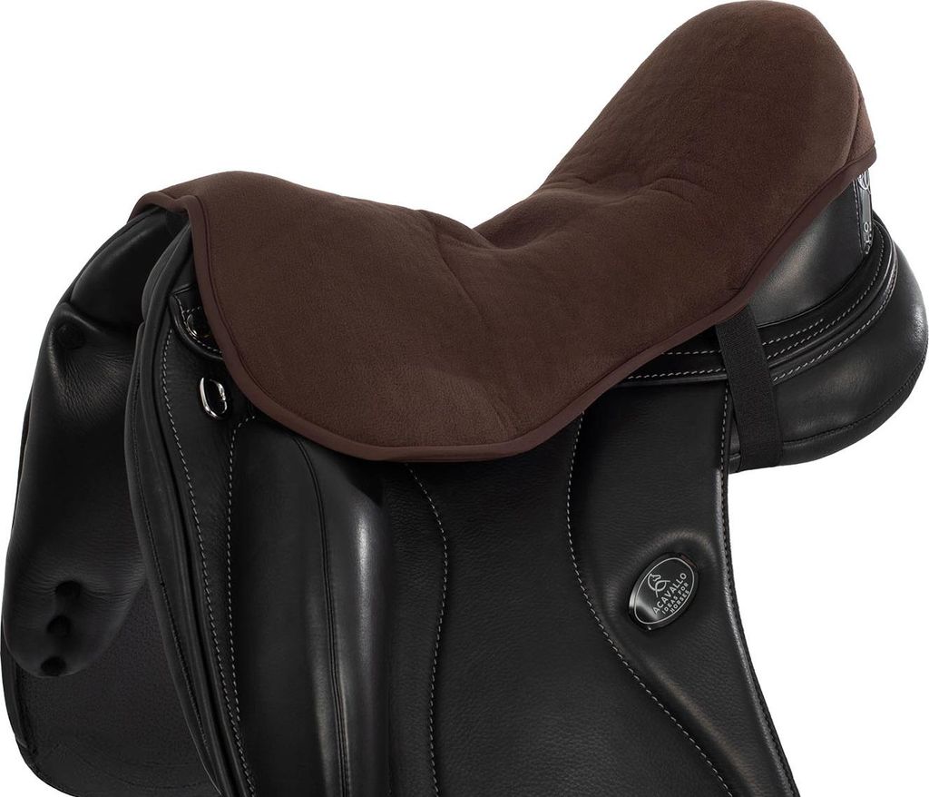 Acavallo Sattelsitzkissen Dressur Ortho-Pubis Dri-Lex 20mm, Größe:L, Farbe:braun