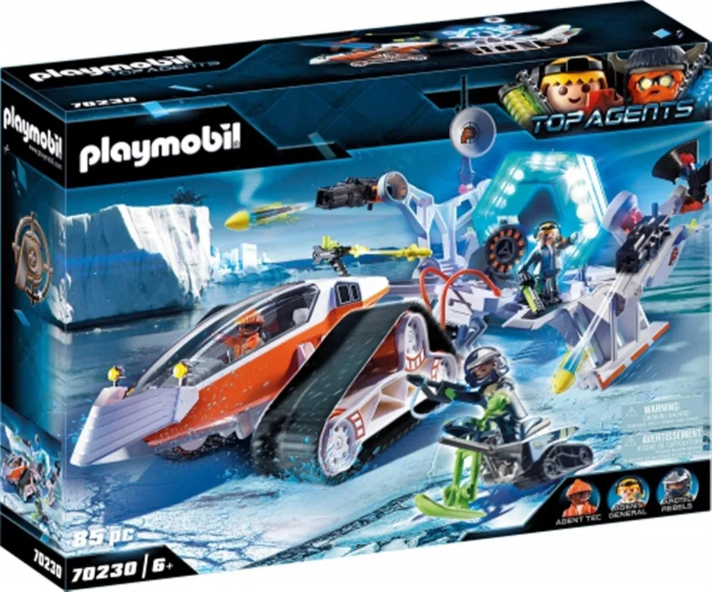 Camion d'espionnage PLAYMOBIL 70230 jouet transformable avec figurines