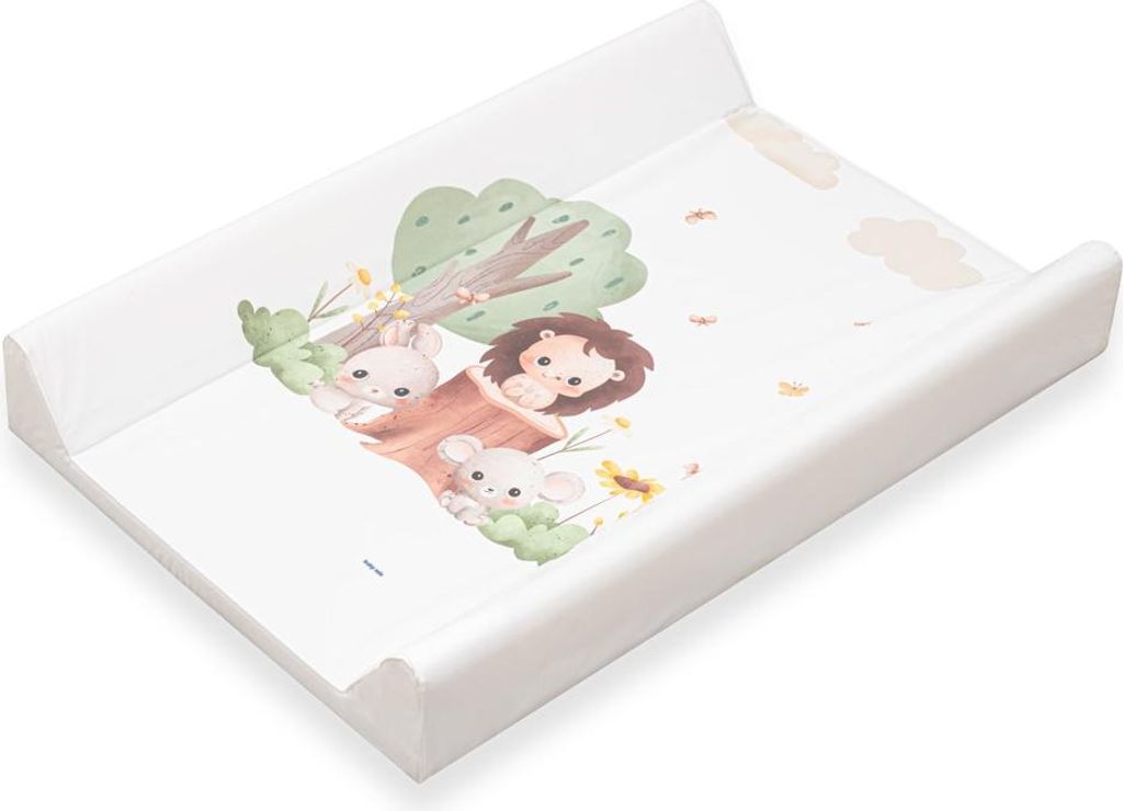 Baby Mix Wickelauflage mit Waldtieren mit Versteifung, Produktbild 