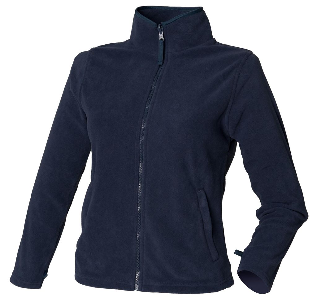 Henbury Damen Mikrofleece-Jacke / Fleece-Jacke RW679 (S) (Marineblau)