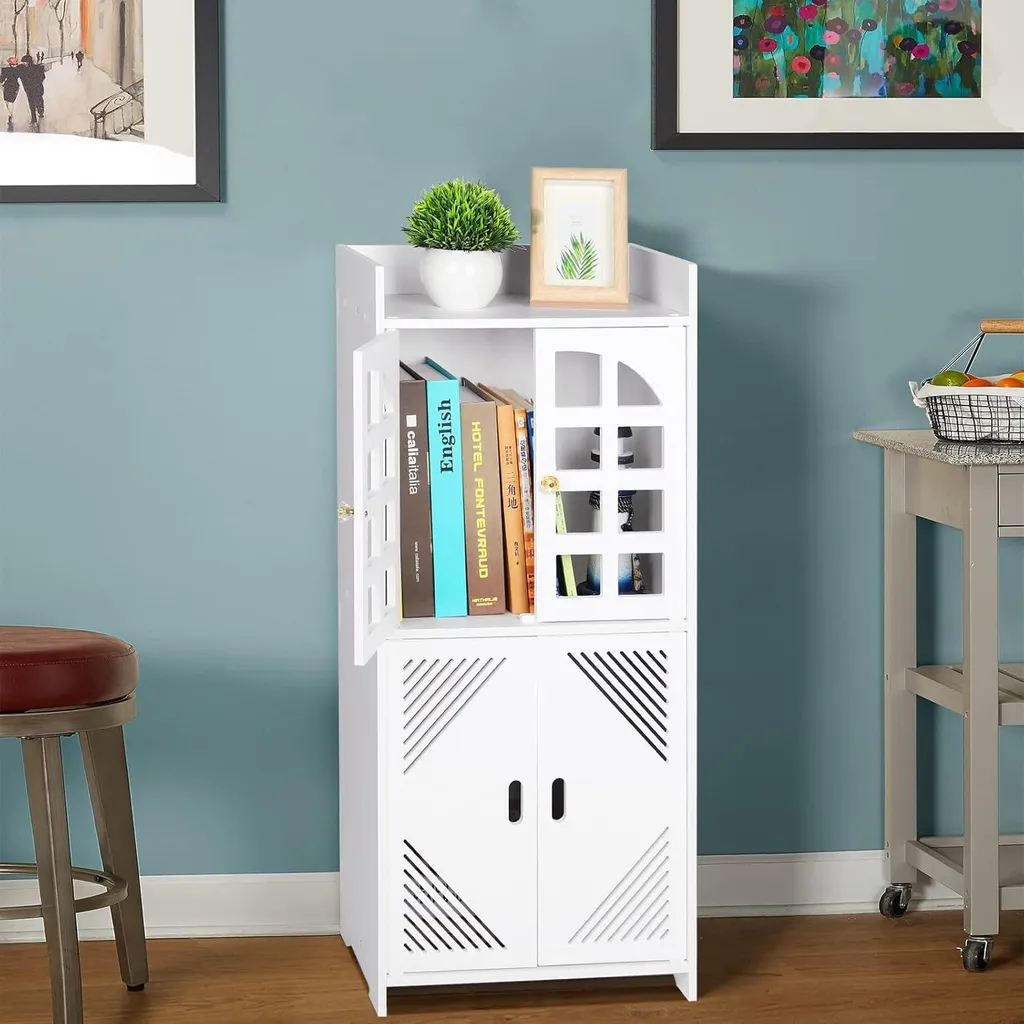 Boîte de rangement étanche en plastique blanc moderne pour la maison