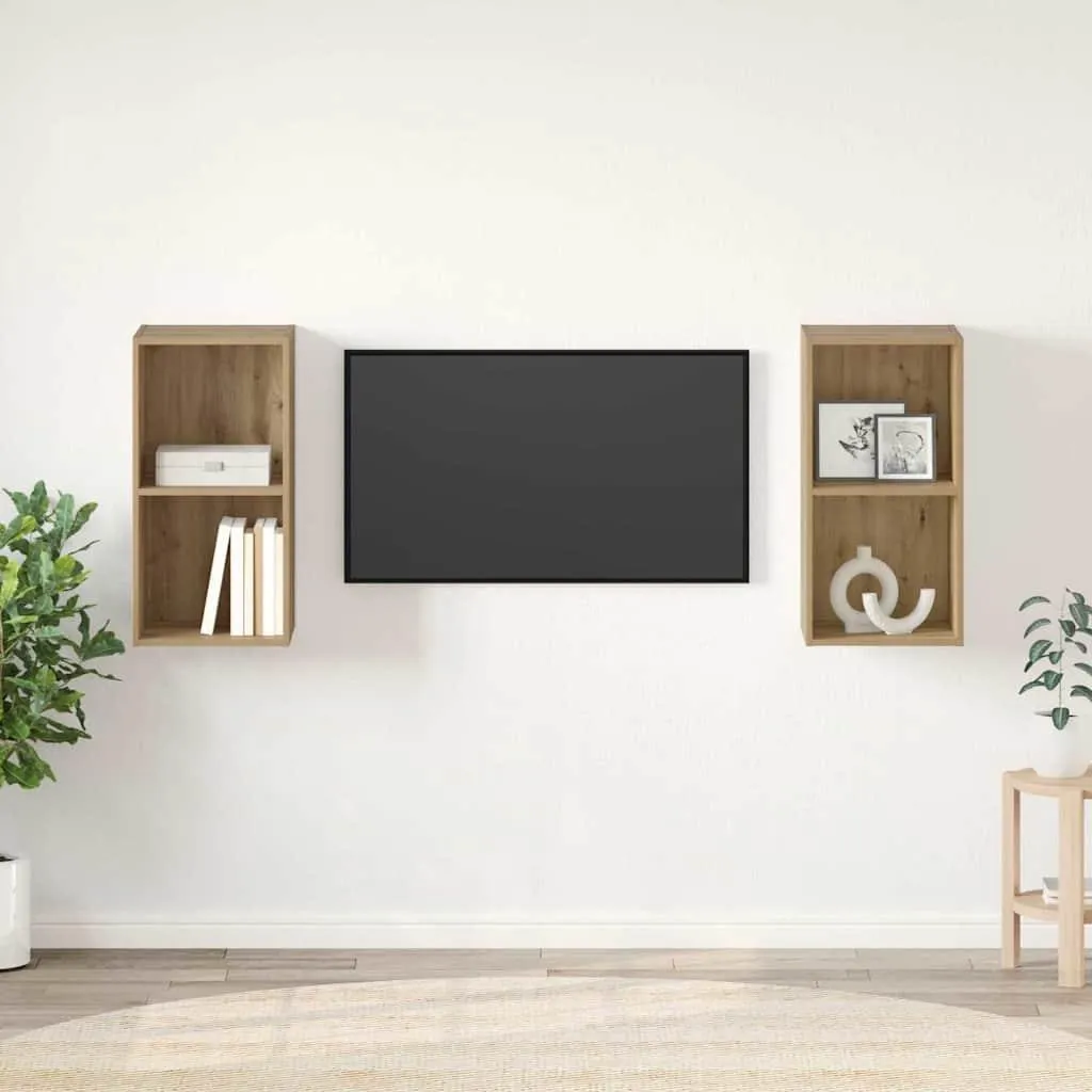 Maison Exclusive Set Mobile TV Rovere Artigianale 37x72cm Soggiorno