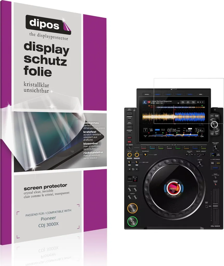 OFFERTA 2x Pellicola Pioneer CDJ 3000 Protezione Display dipos