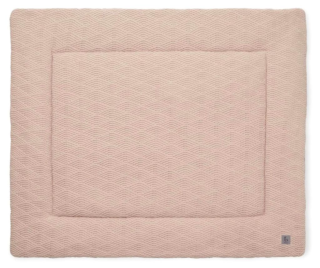 Krabbeldecke für Baby 80 x 100 cm, Polyester, Hellrosa, Klein
