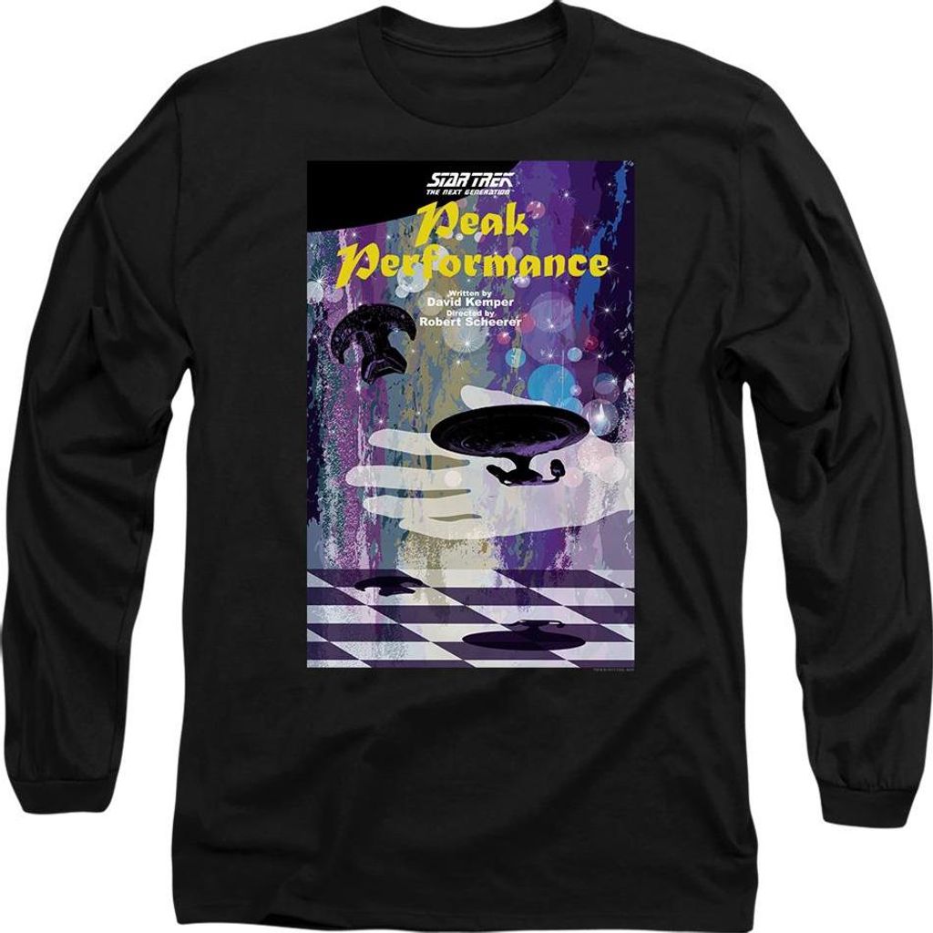 Star Trek - "The Next Generation Season 2 Episode 21" T-Shirt für Herren/Damen Uni TV9879 (XXL) (Schwarz)