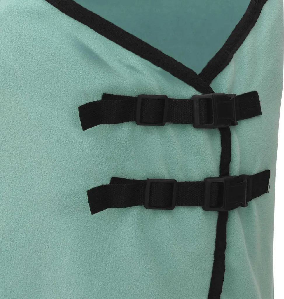 vidaXL Couverture pour cheval vert spécial 95 cm en polyester résistant