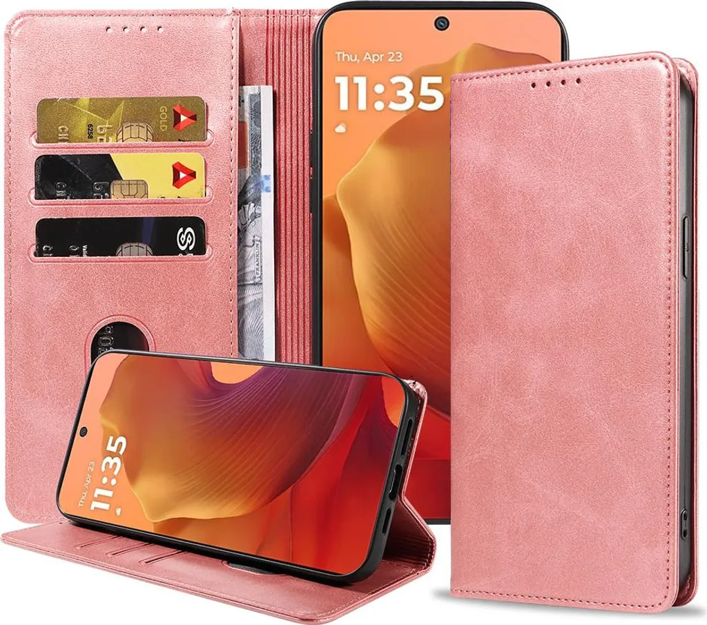 COODIO Coque en Cuir Motorola One Zoom, Étui Téléphone Motorola One
