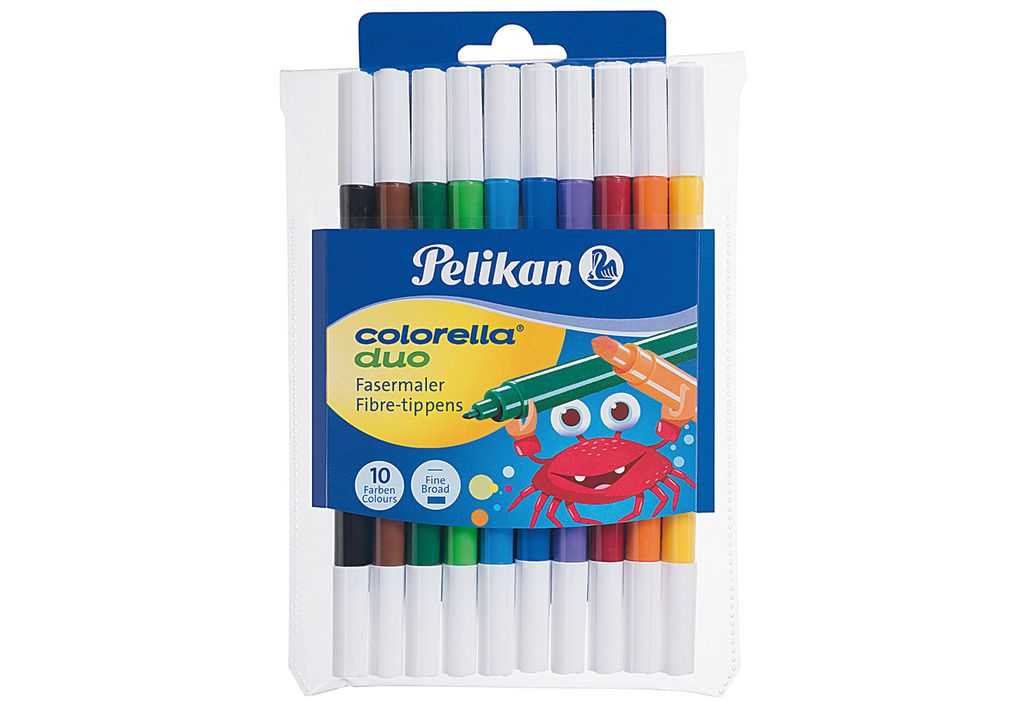 Pelikan pera s vláknovým hrotem Colorella® Duo s 10 Obrázek produktu 