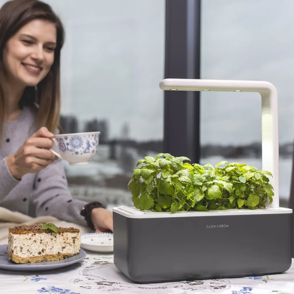Potager autonome Smart Garden 3 gris avec éclairage LED automatisé LED - 3