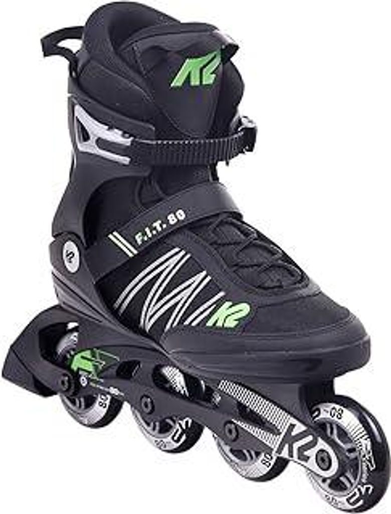 K2 F.I.T. 80 Inline Skate Black/Green