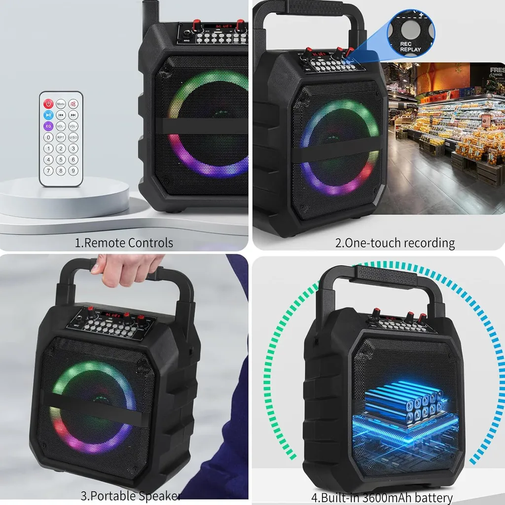 Système de sonorisation portable avec télécommande pour soirée FM - 5