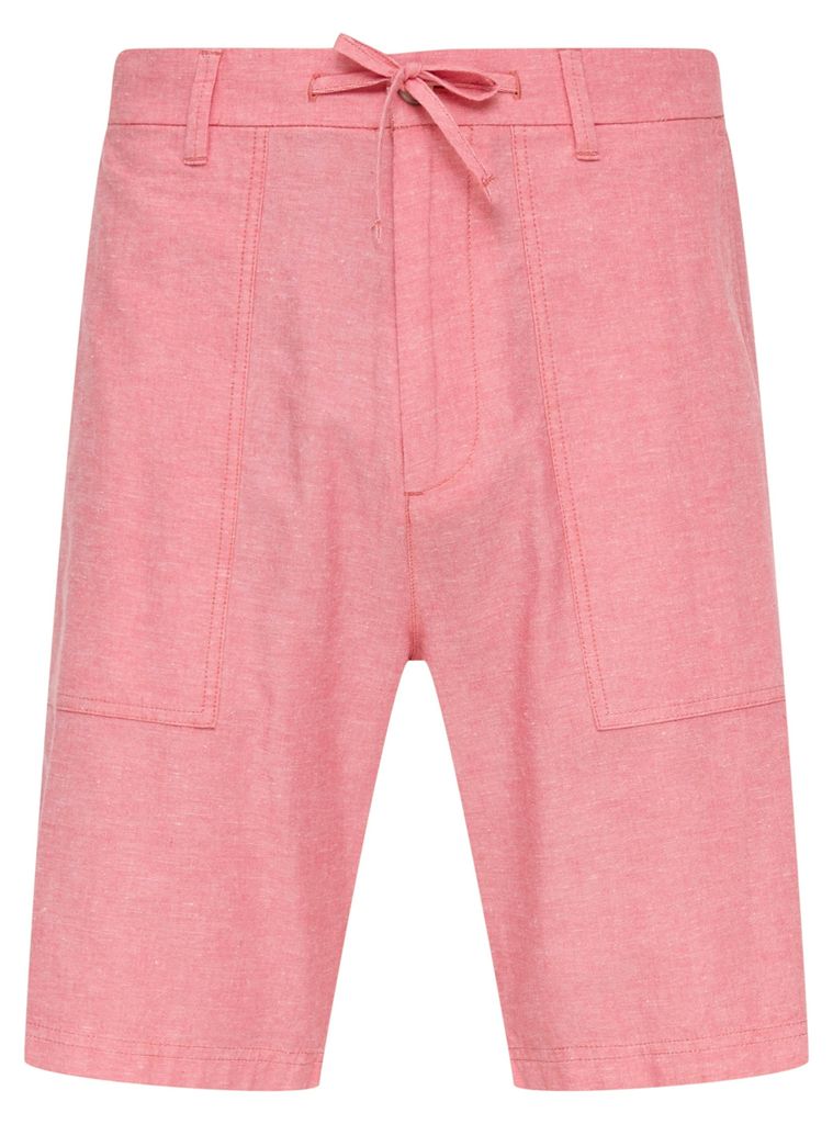 s.Oliver Bermuda Leinenmix Regular Fit gerade Beine Chino-Optik Knopfverschluss