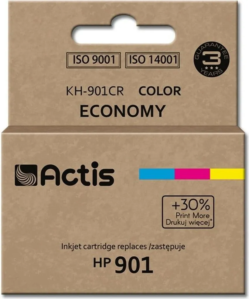Cartouche d'encre pour HP Officejet 901XL couleur Actis KH-901CR de 18ml