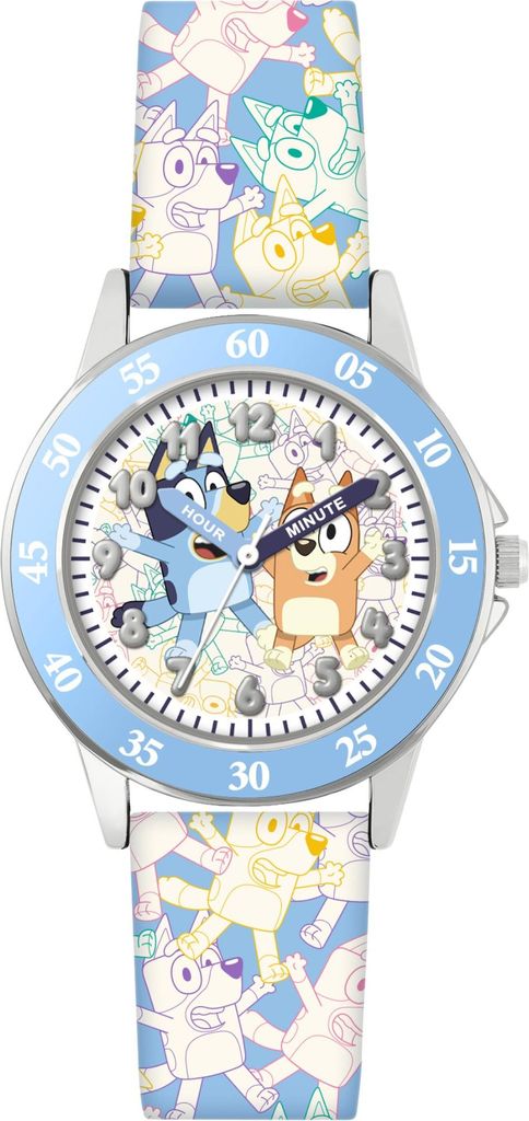 Bluey BLY9004 Kinderuhr Light Blue Unisize Disney