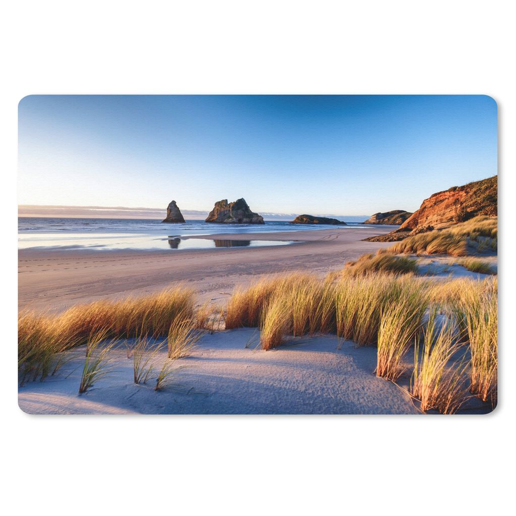 MuchoWow Schreibtischunterlage Strand - Meer - Natur 60x40 cm - XXL Mauspad - Großes Mauspad