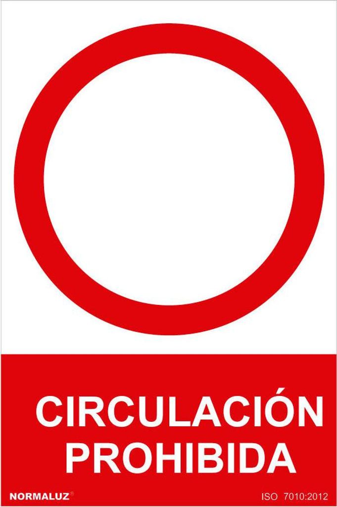 Verbotsschild "Zulässige Durchfahrt verboten" (PVC 0,7 mm) 30x40 cm