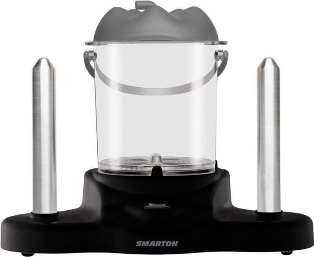 Hot-Dog-Maker Smarton HM 050, Dampfgarer für bis zu 16 Würstchen, 2 Edelstahl-Spieße, 380W