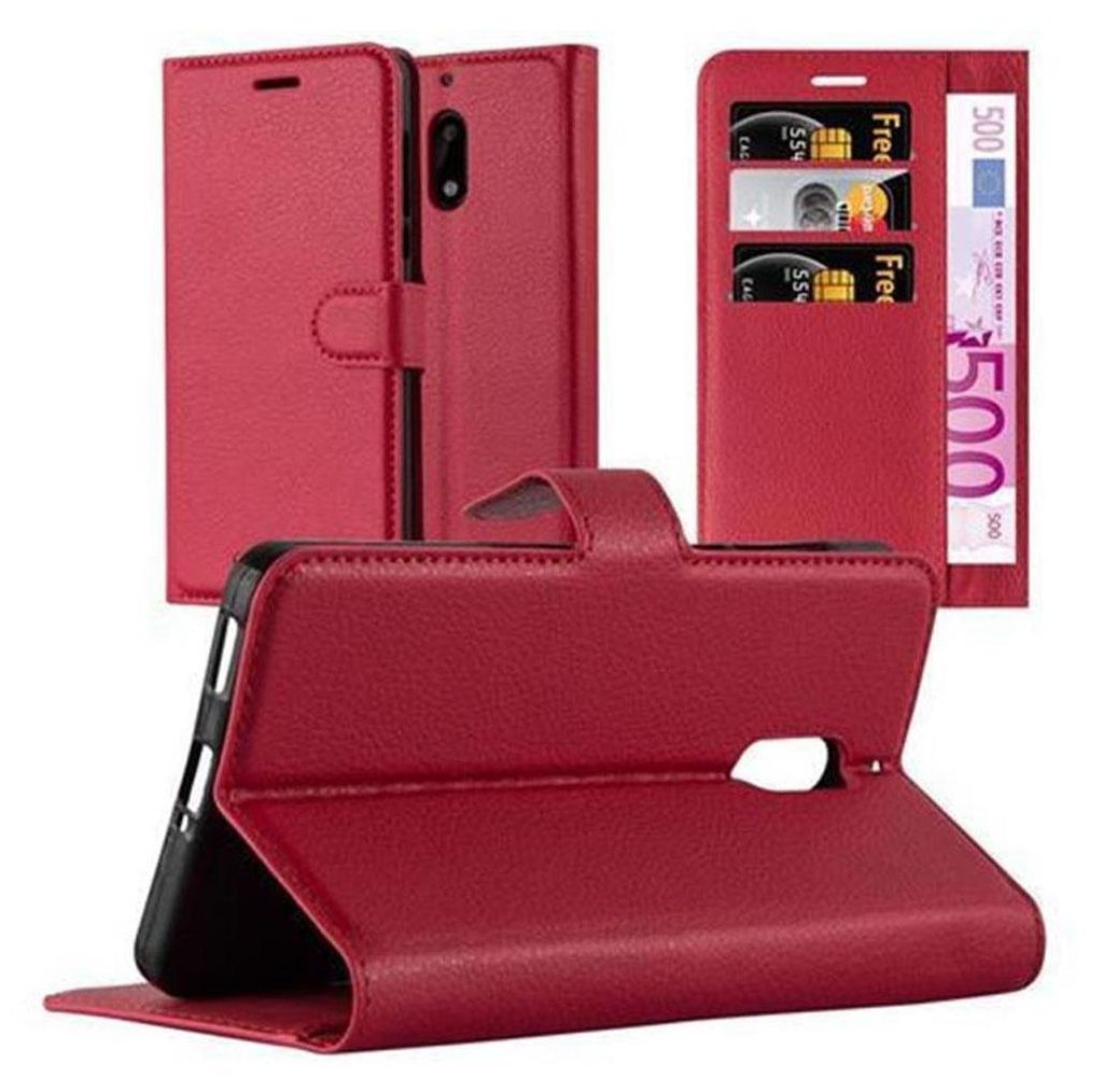 Cadorabo Hülle für Nokia 6 2017 Schutz Hülle in Rot Produktbild 