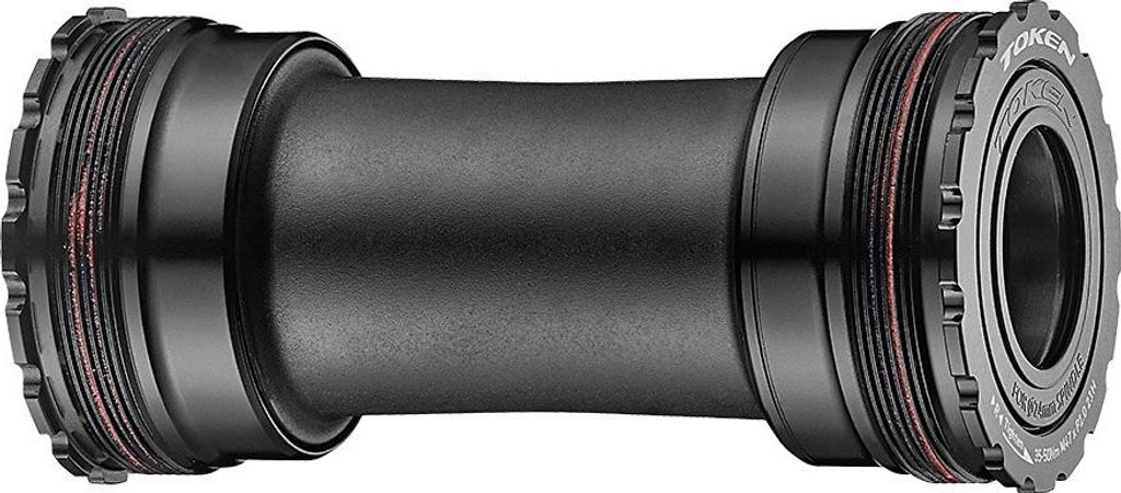 A product shot of a bicycle bottom bracket.