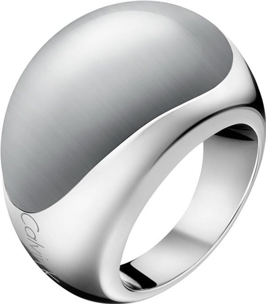 Calvin Klein Jewelry Ellipse Stone KJ3QWR0201 Damenring Mit Glaseinsatz, Ringgröße:57 / 8