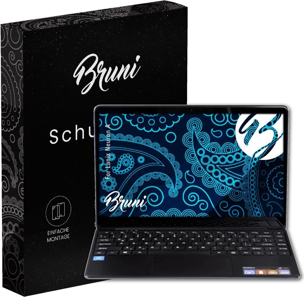 Bruni Basics-Clear 2x Schutzfolie kompatibel mit Lanix Neuron A Folie