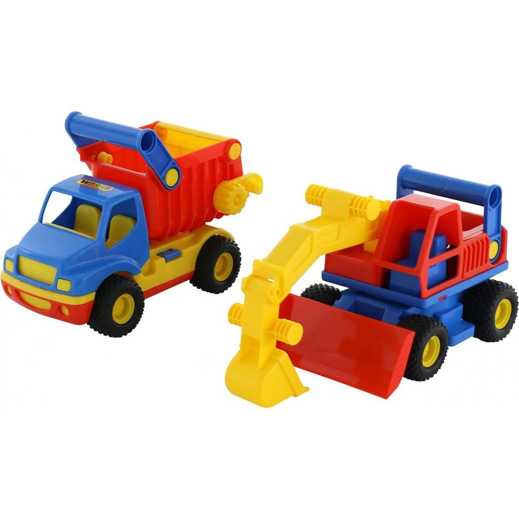 WADER ConsTruck Betonmischer Kinderfahrzeug Strandspielzeug Sandkastenspielzeug 
