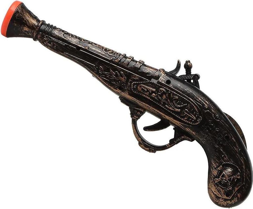 Atosa Kupferpiratenpistole 28 Cm Golden Golden One Size